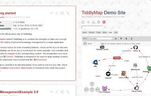 TiddlyMap screenshot 1