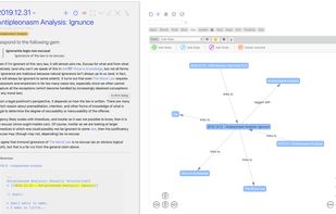 A full screen view of TiddlyRoam.