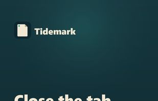 Tidemark screenshot 1