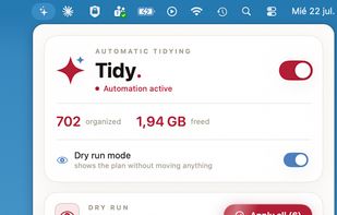 Tidy for Mac screenshot 1