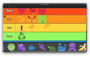 Tier Chart Creator screenshot 1