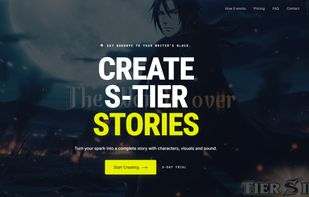 Tier S Ideas Landing Page