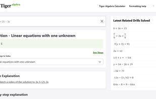 Linear Equation solution
