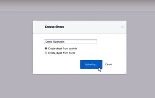 Tigersheet screenshot 1