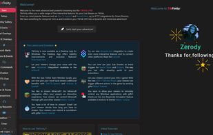 TikFinity Start Page