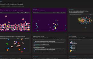 TikFinity Overlay Gallery with interactive widgets for TikTok LIVE