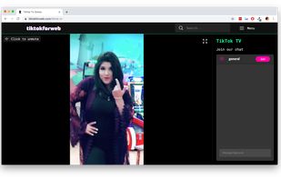 TikTok for Web screenshot 1