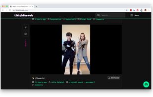 TikTok for Web screenshot 1