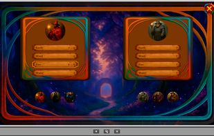 Card battle system display