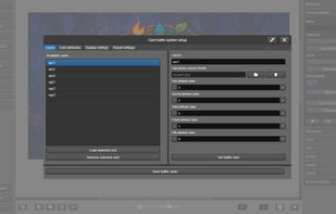 Card battle system setup
