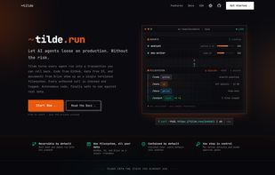 tilde.run screenshot 1