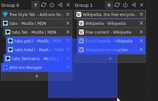 Tiled Tab Groups screenshot 1