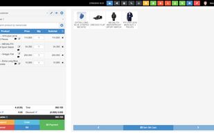 POS - The point of sale module, has a simple user design, easy to use on touch screen devices, & accepts multiple payments