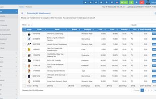 Products - The product module helps you to add products, import products, print barcodes & create stock counts.
