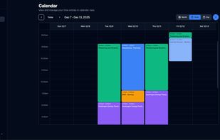 Calendar View