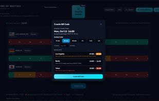 Create a QR code of the plan