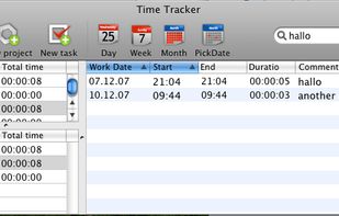 Time Tracker screenshot 1