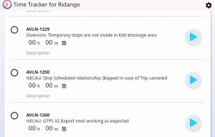 Time Tracker for Ridango screenshot 2
