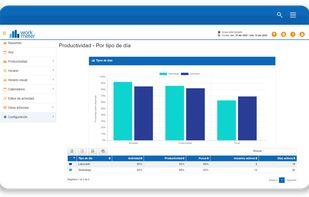 productividad por tipo de día