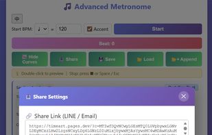 Share settings with QR code for students