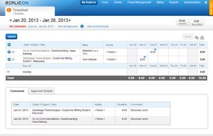 Replicon - TimeBill screenshot 1