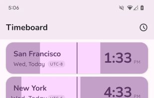 Timeboard screenshot 1