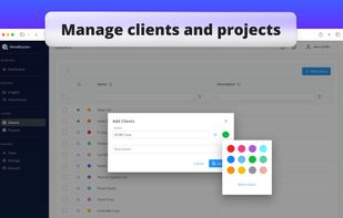 Manage all your clients, projects and tasks in one place