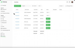 TimeCamp screenshot 1