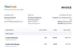 Final Invoice