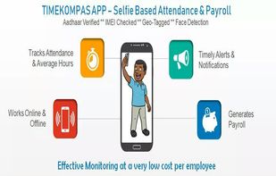 TimeKompas- Selfie based attendance/employee attendance app