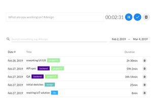 TimeLeap - free time tracking screenshot 1