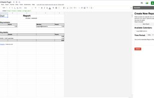 Use the google sheets plugin to create customized reportings
