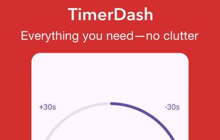 TimerDash by BananaSkinz: Screenshot of Single timer running