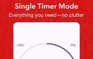 TimerDash by BananaSkinz: Screenshot of Single timer running