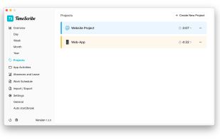 TimeScribe screenshot 1