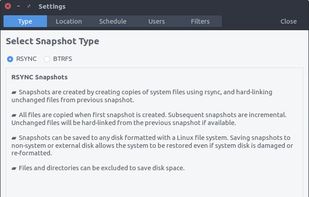 Settings RSYNC