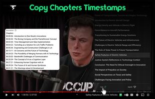 Copy chapter timestamps