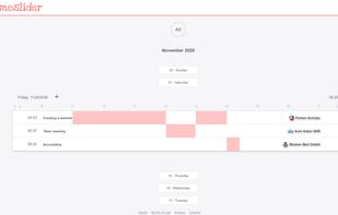 Timeslider screenshot 1