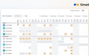 TimeTac screenshot 2