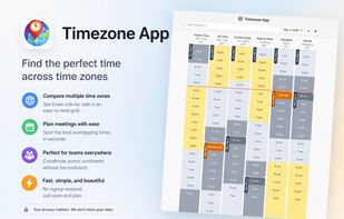 Timezone App screenshot 1