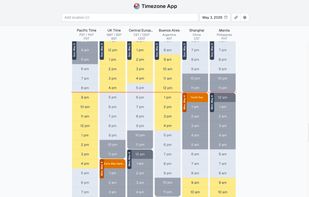 Timezone App screenshot 1