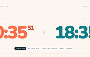 TimezonePair screenshot 1