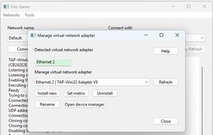 Manage virtual network adapter