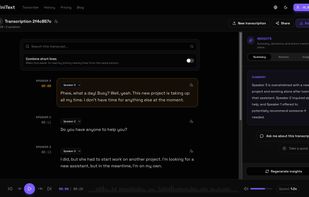 Transcription Editor