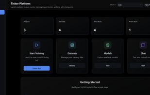 Tinker UI screenshot 1