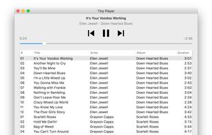 Tiny Player for Mac screenshot 1