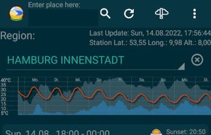 Tiny Weatherforecast screenshot 1