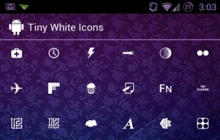 Tiny White Icon Pack screenshot 2