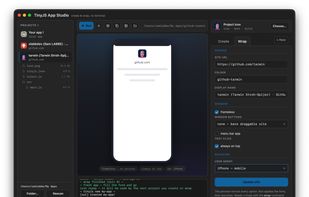 TinyJS App Studio screenshot 2