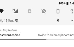 TinyKeePass screenshot 2
